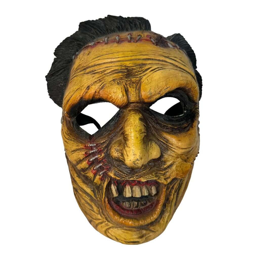 Horror Mask Wall Hanging Stitches Halloween Texas Chainsaw Massacre Fright Goth